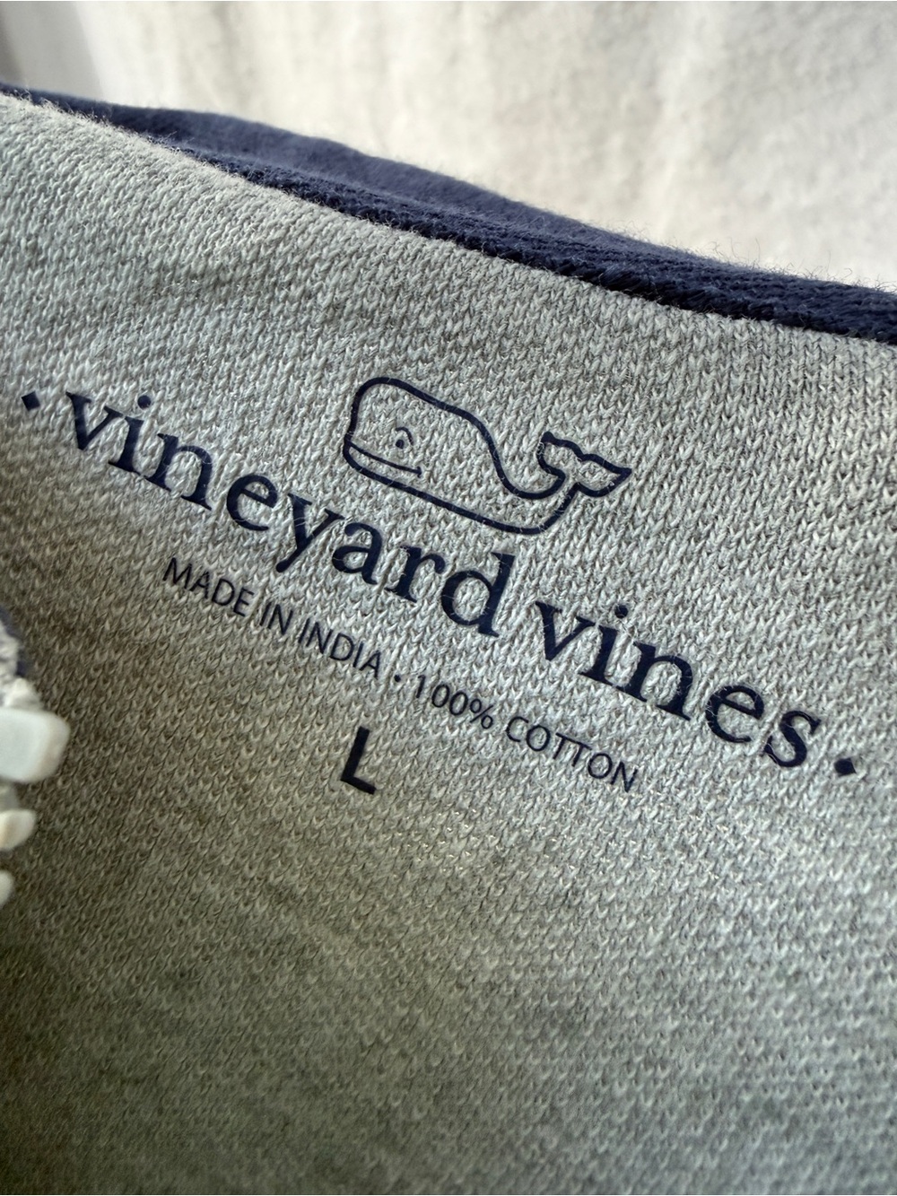 Vineyard Vines Men's Lightweight Quarter-Zip Pullover 100% Cotton